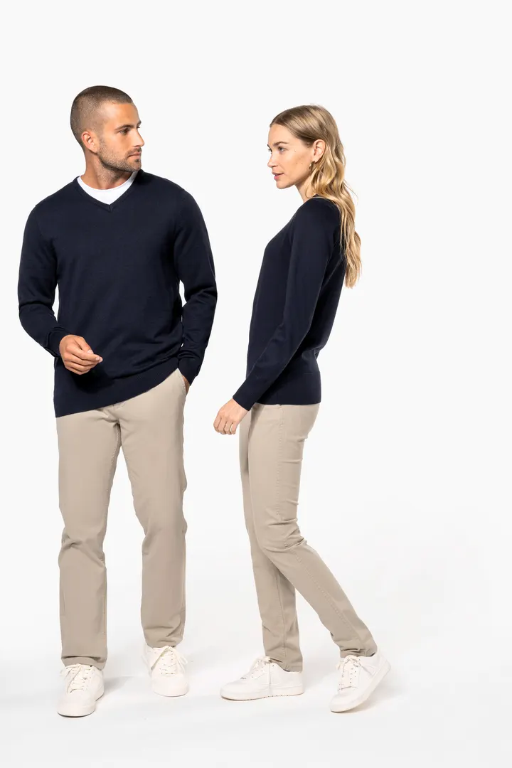 Pull col V femme 20
