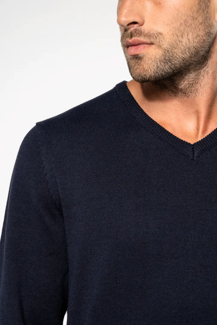 Pull col V homme 21