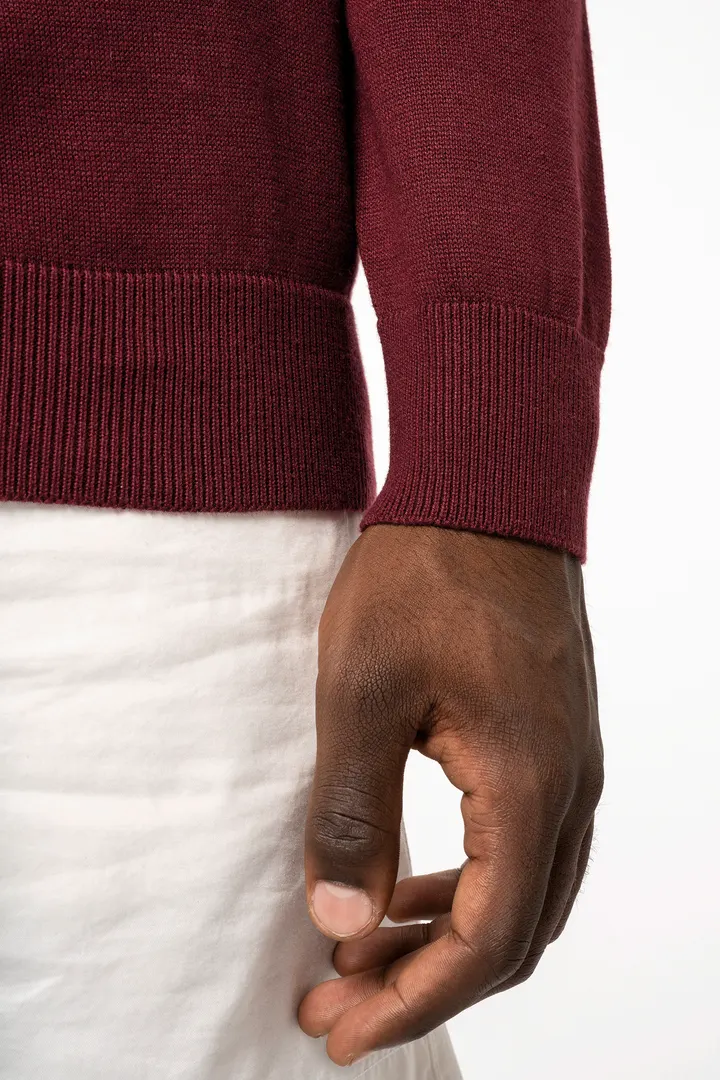 Pull col V homme 2