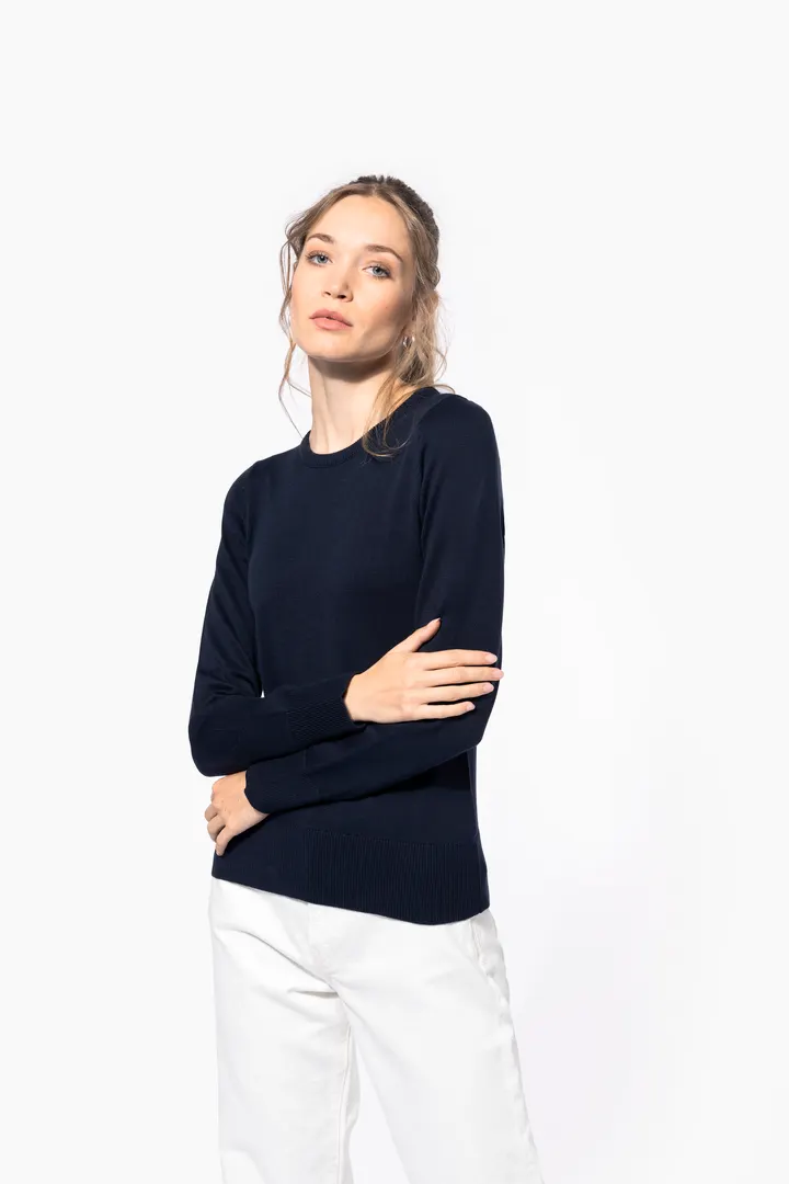 Damen Pullover Rundhals 8