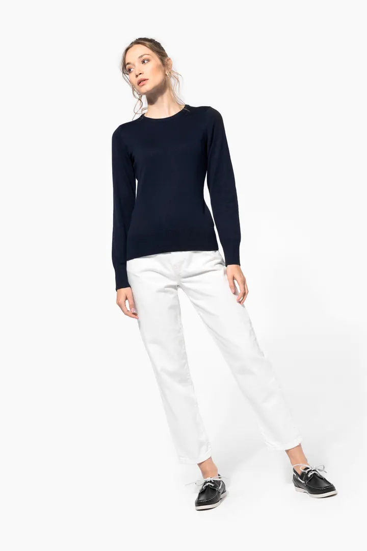 Damen Pullover Rundhals 12
