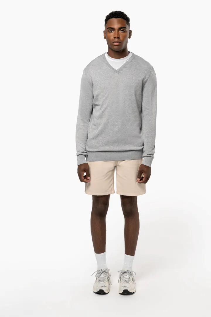 Umweltfreundlicher Herrenpullover mit V-Ausschnitt 2