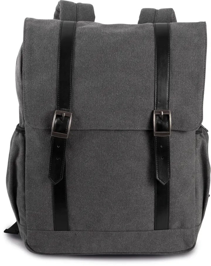 Canvas-Rucksack mit Klappe 1