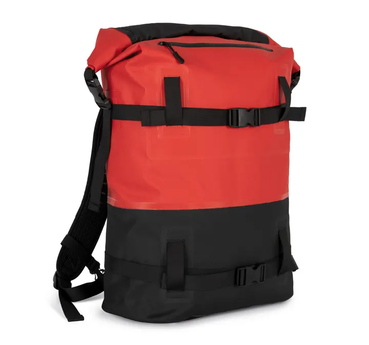 Wasserdichter Rucksack mit Kompressionsriemen 2