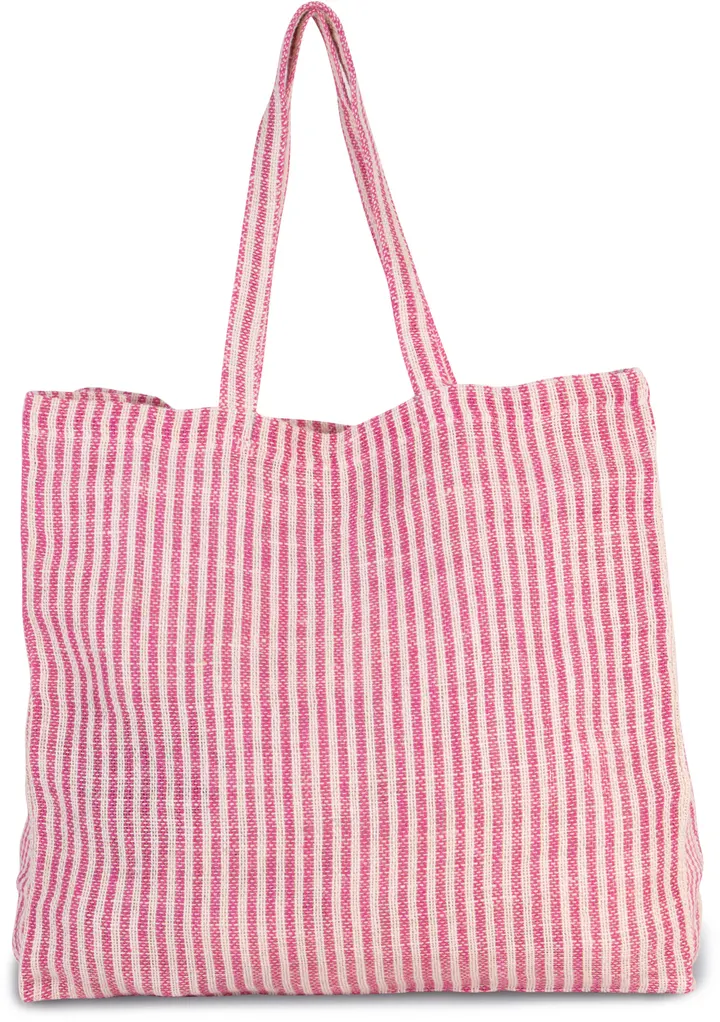 Sac shopping à rayures en juco 3