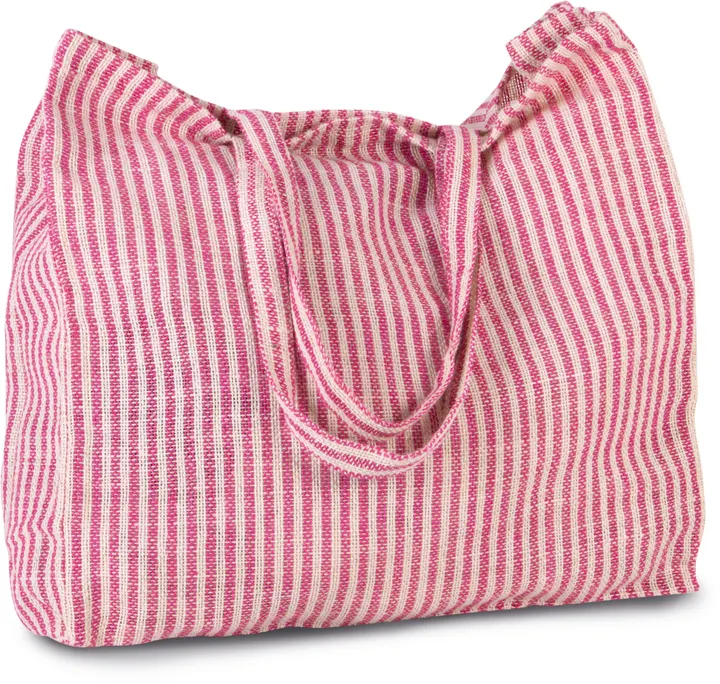 Sac shopping à rayures en juco 5
