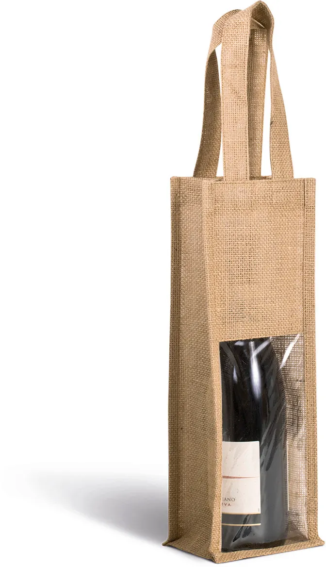 Jute-Flaschenbeutel 1