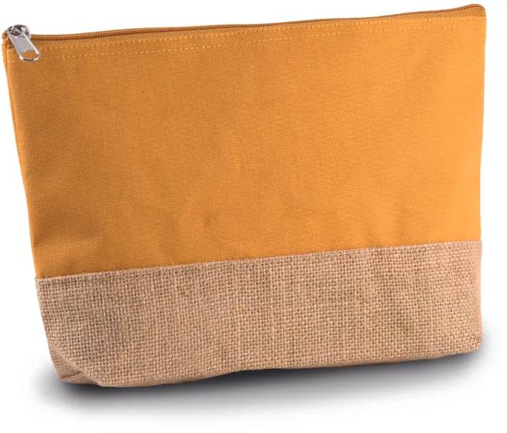 Pochette en toiles de coton et jute 2