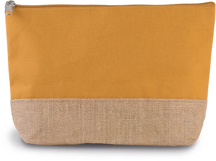 Pochette en toiles de coton et jute 1