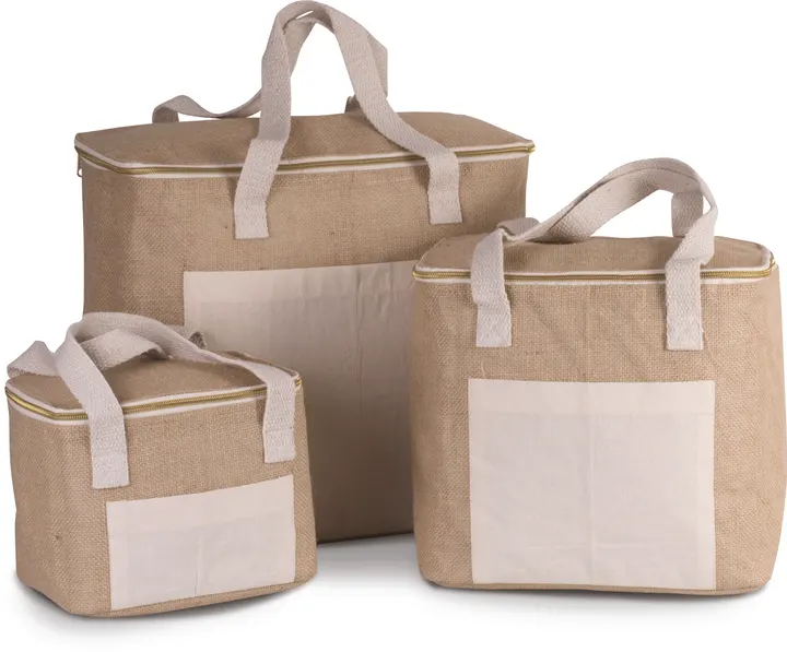 Sac isotherme en jute - modèle moyen 3