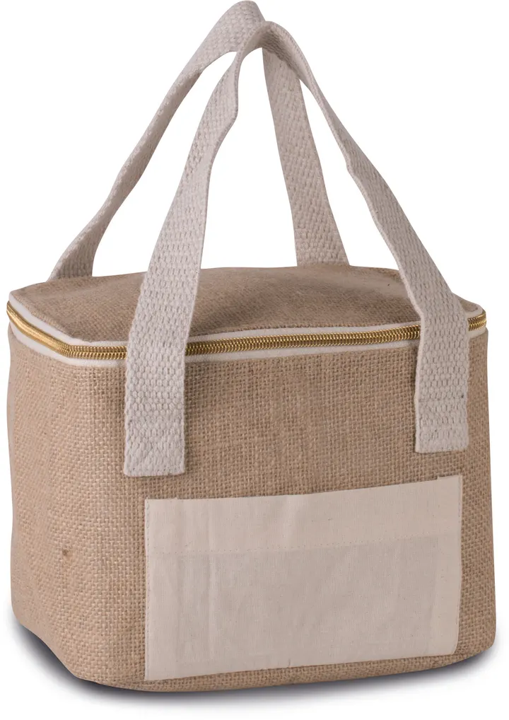 Kleine Kühltasche aus Jute 2