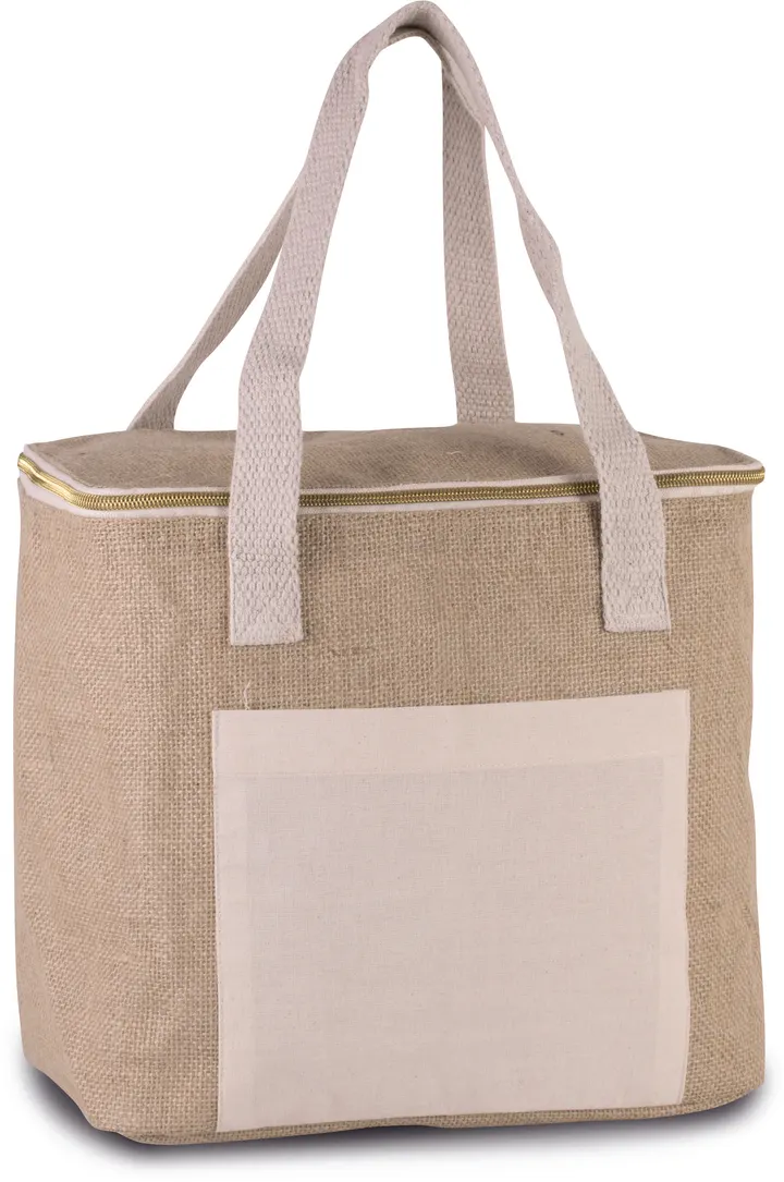 Sac isotherme en jute - modèle moyen 2