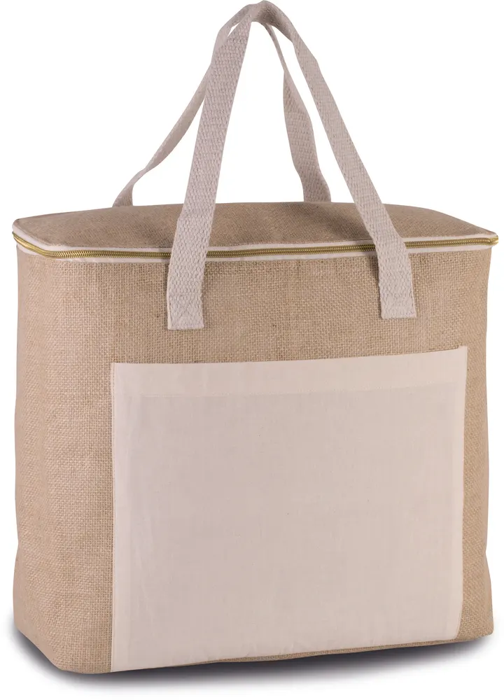Sac isotherme en jute - grand modèle 2