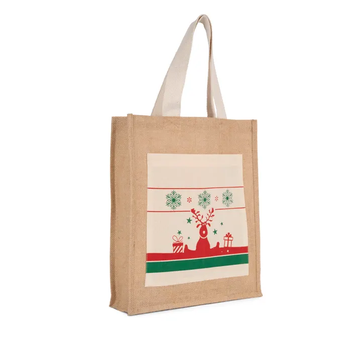 Einkaufstasche mit Weihnachtsmotiven 1