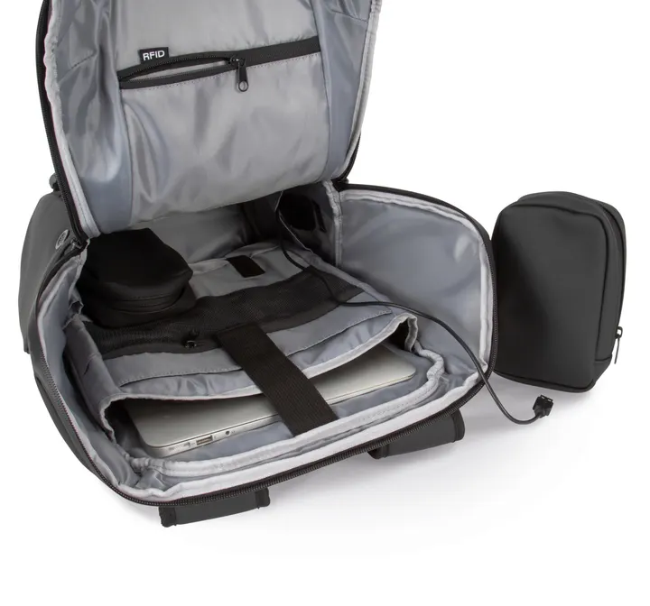 Wasserfeste Diebstahlschutztasche mit Helmbefestigung 3
