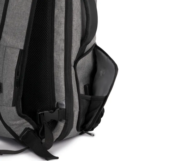 Diebstahlschutz-Rucksack aus Polyester. 8