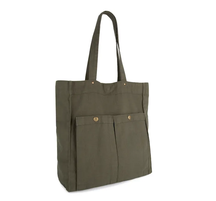 Sac à main à double poche frontale 7