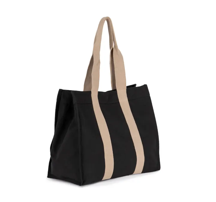 Grand sac shopping à soufflet recyclé 2