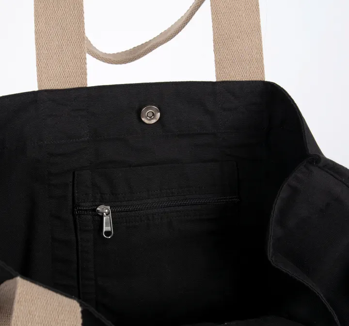 Grand sac shopping à soufflet recyclé 4