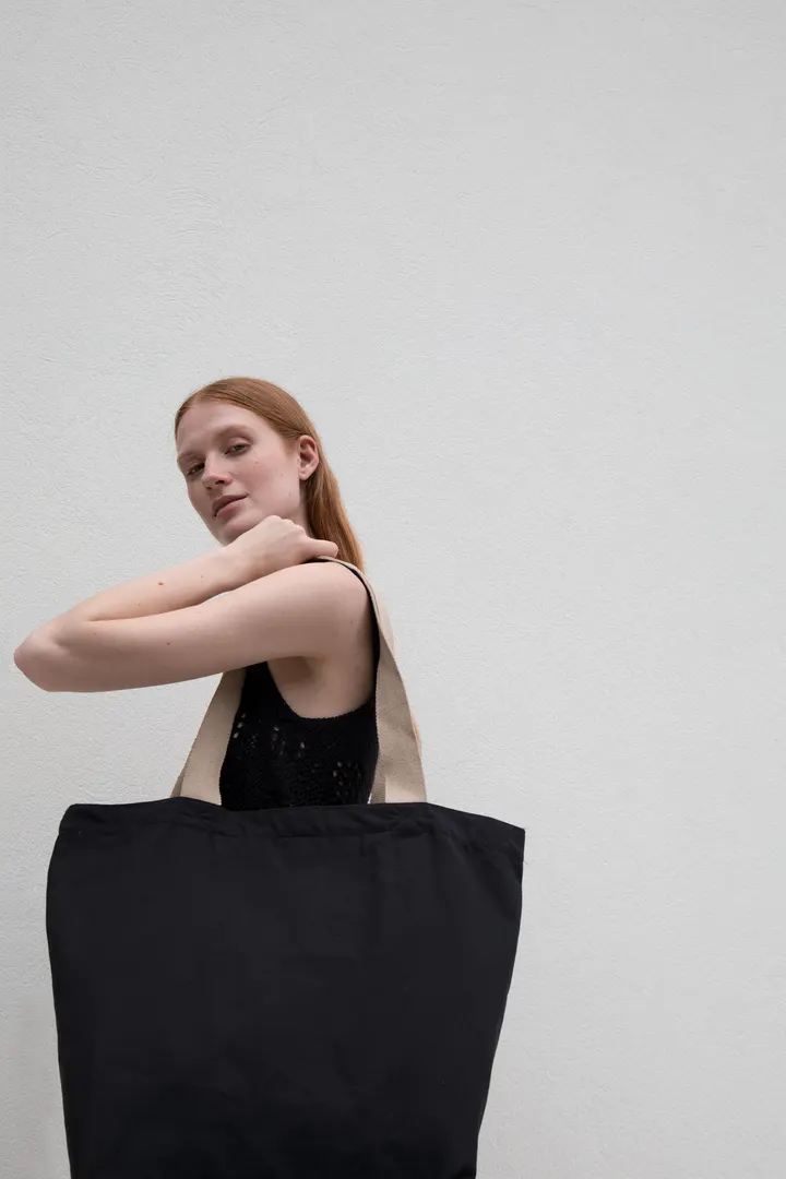 Große Shoppingtasche mit flachem Boden 10