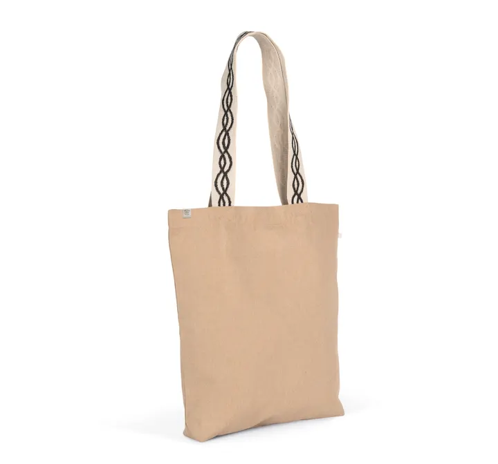 Sac shopping recyclé à fond plat 1