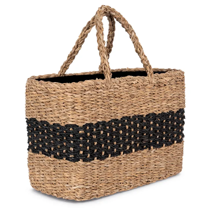 Sac panier en jonc de mer 3