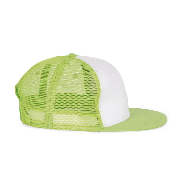 Trucker-Cap - 6-Panels-Kappe, Flachschirm 11