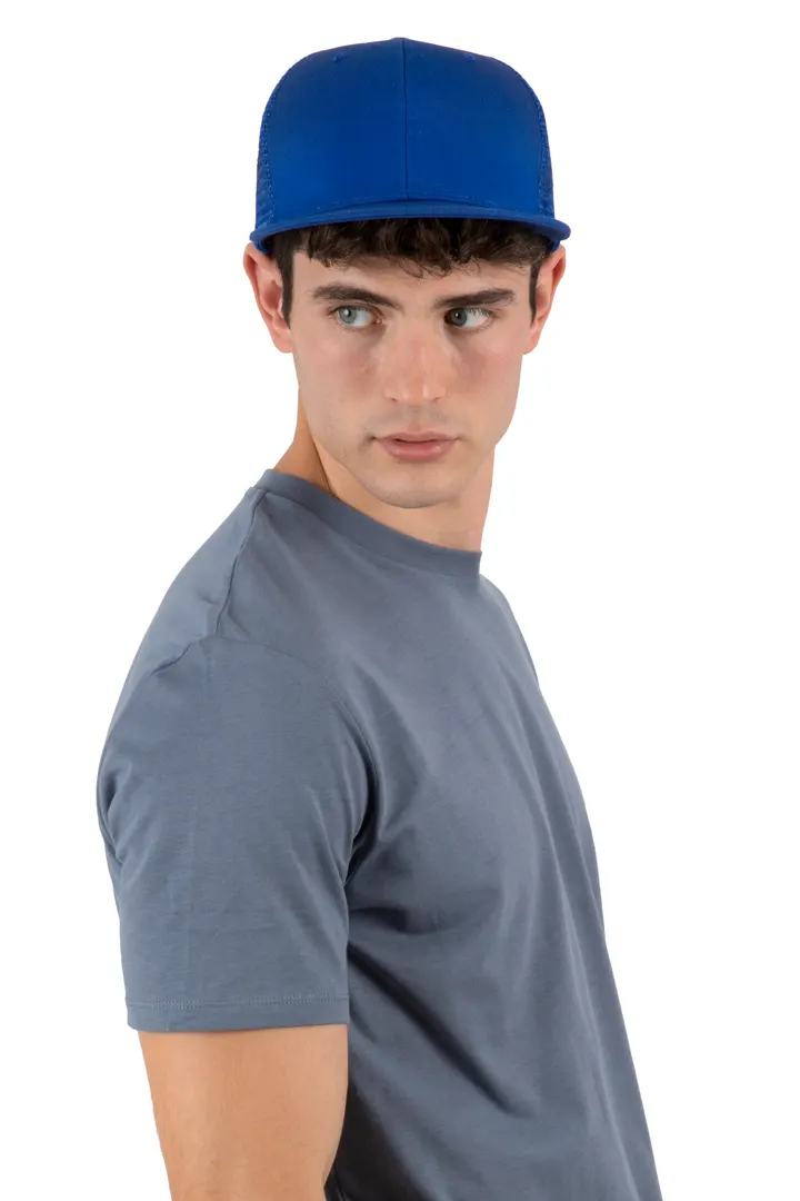 Trucker-Cap - 6-Panels-Kappe, Flachschirm 10