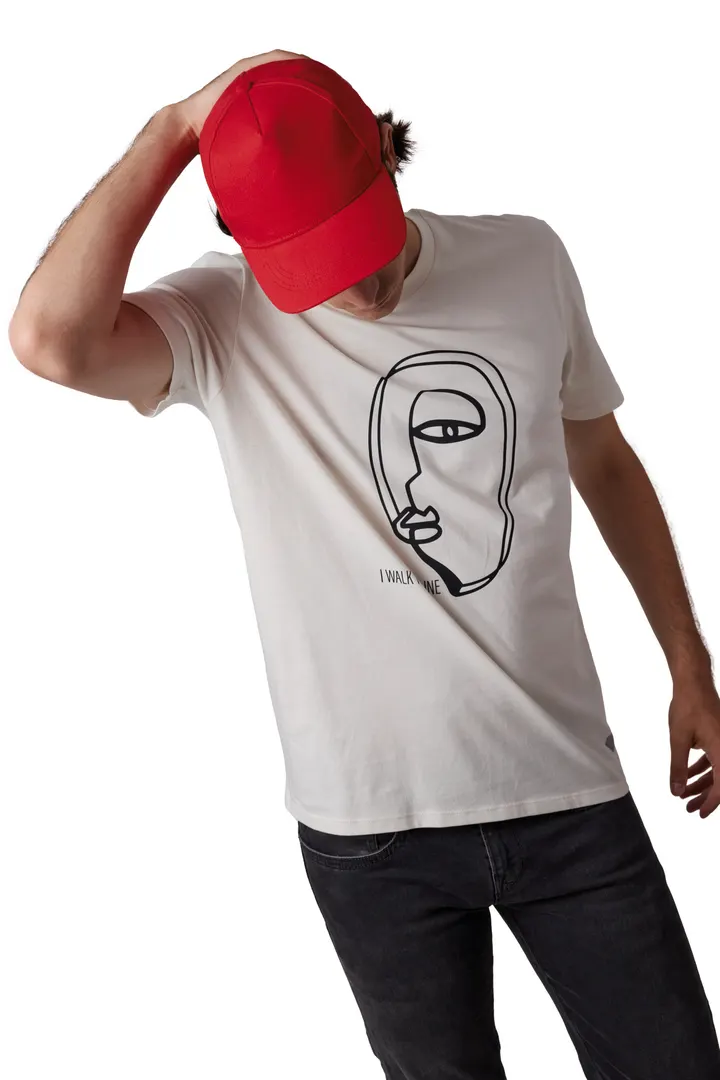 Sportkappe mit 5 Panels aus dicker Baumwolle 5