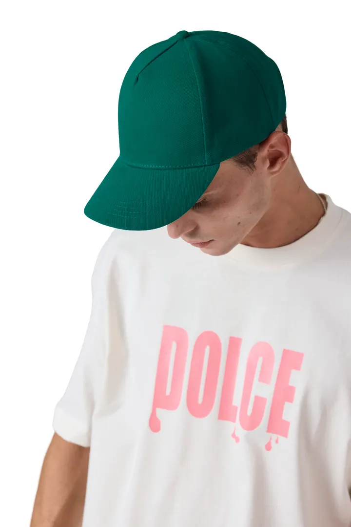 Sportkappe mit 5 Panels aus dicker Baumwolle 4