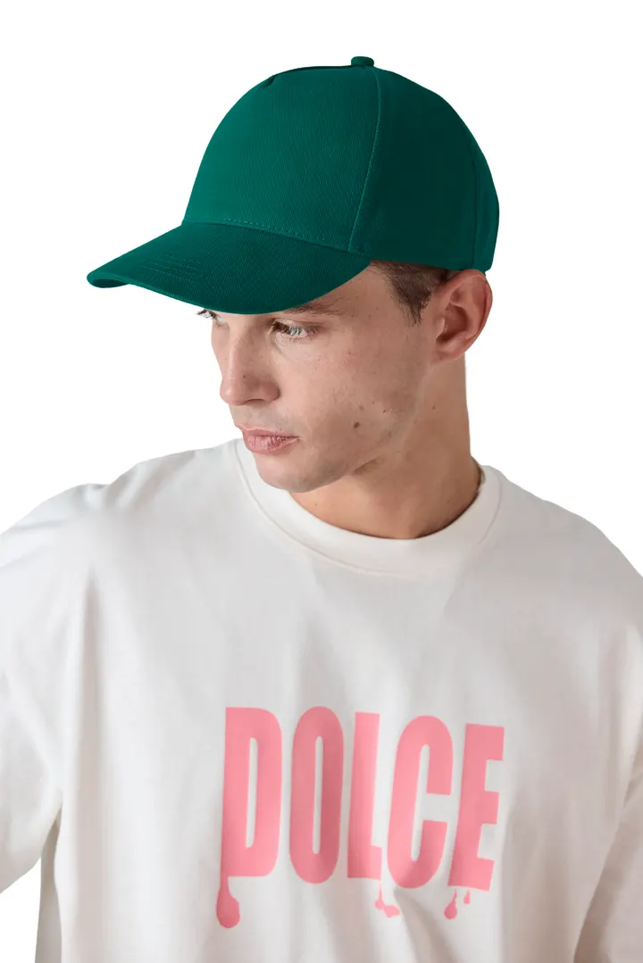 Sportkappe mit 5 Panels aus dicker Baumwolle 7