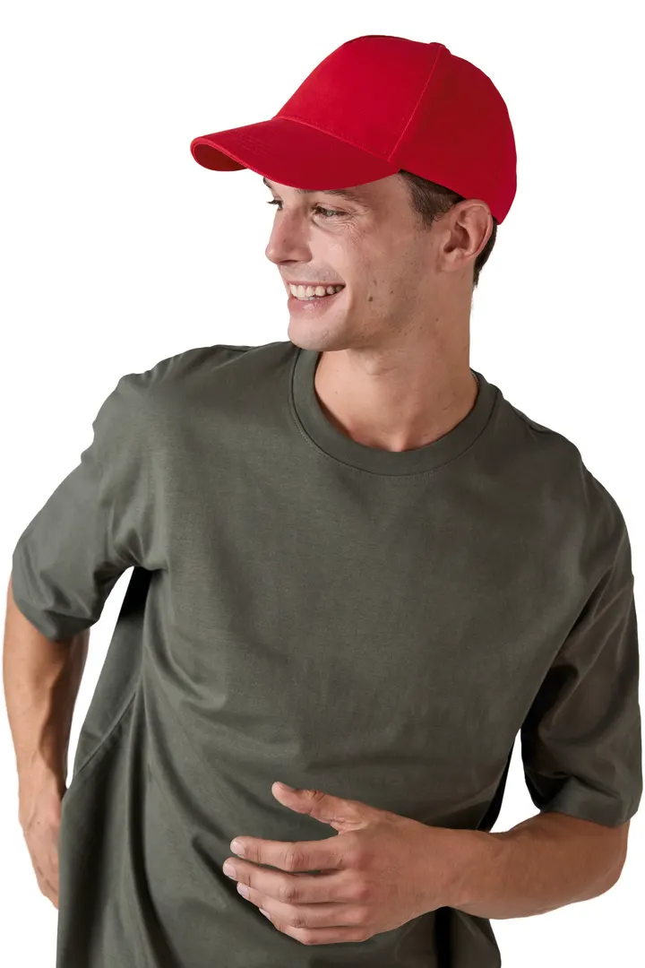 Sportkappe mit 5 Panels aus dicker Baumwolle 21
