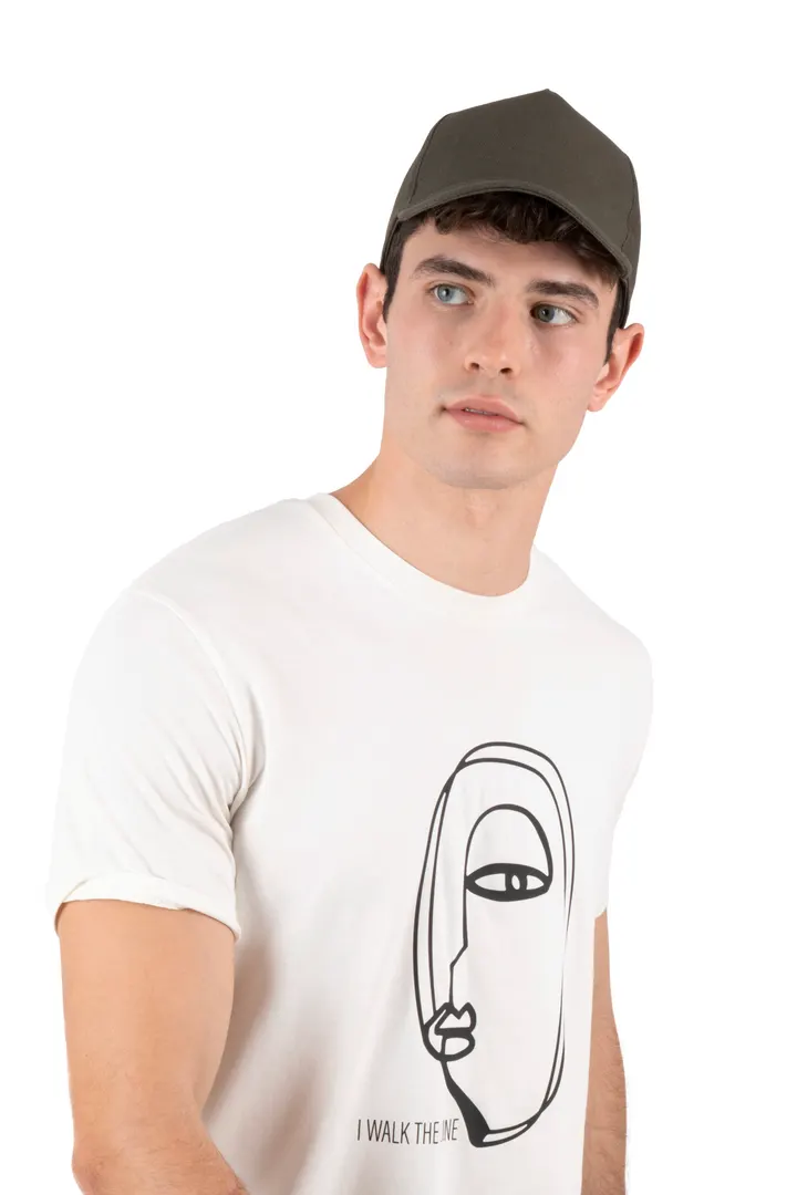 Sportkappe mit 5 Panels aus dicker Baumwolle 3