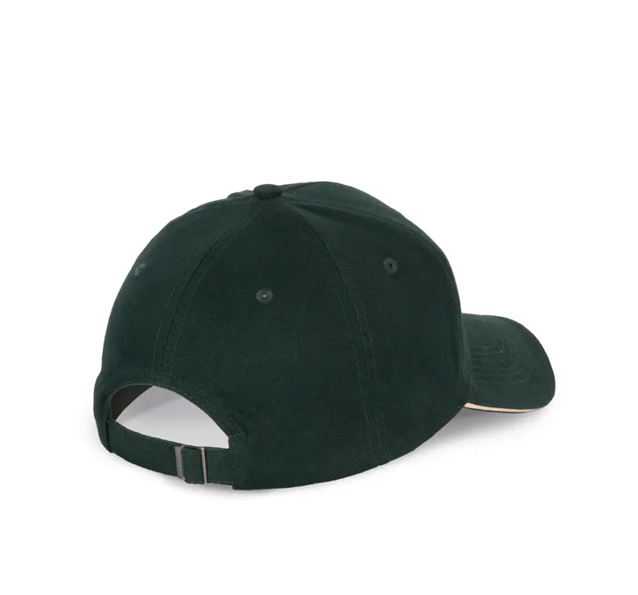 6-Panel-Kappe mit Kontrast-Sandwichschirm 6