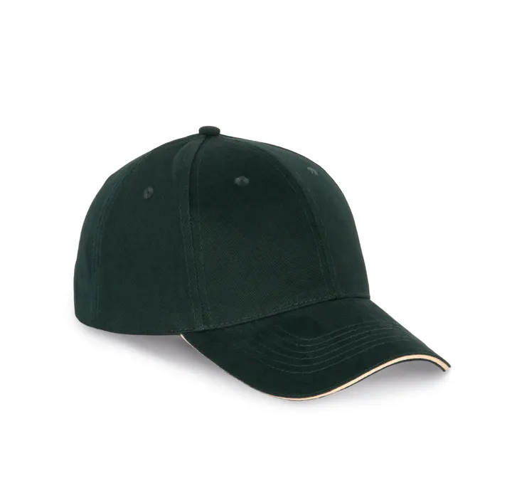 6-Panel-Kappe mit Kontrast-Sandwichschirm 8