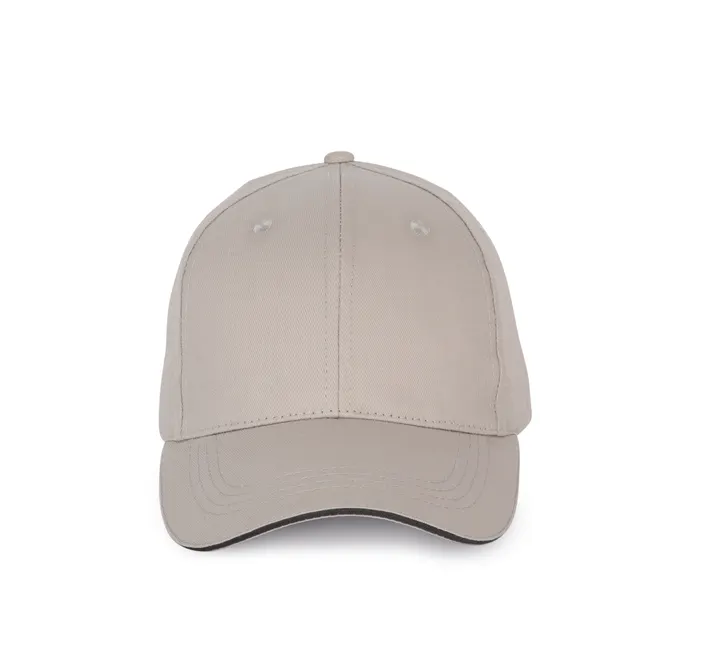 6-Panel-Kappe mit Kontrast-Sandwichschirm 5