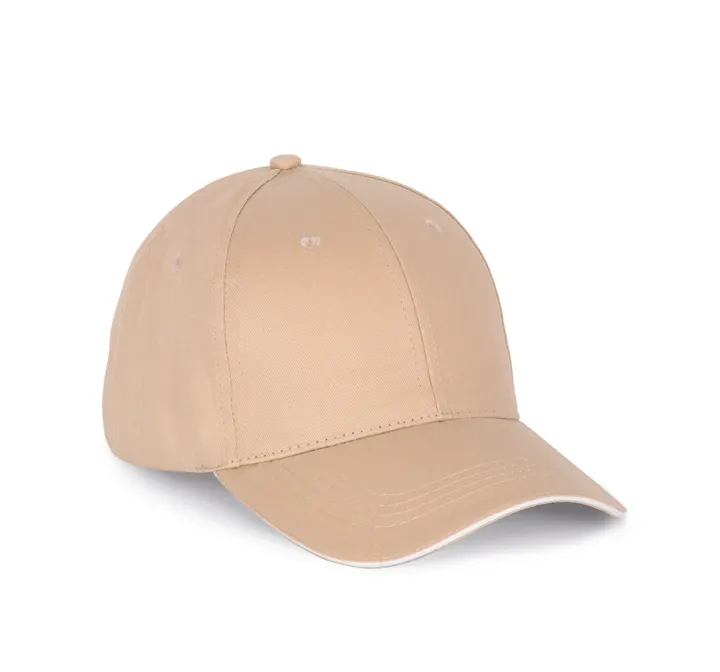 6-Panel-Kappe mit Kontrast-Sandwichschirm 11
