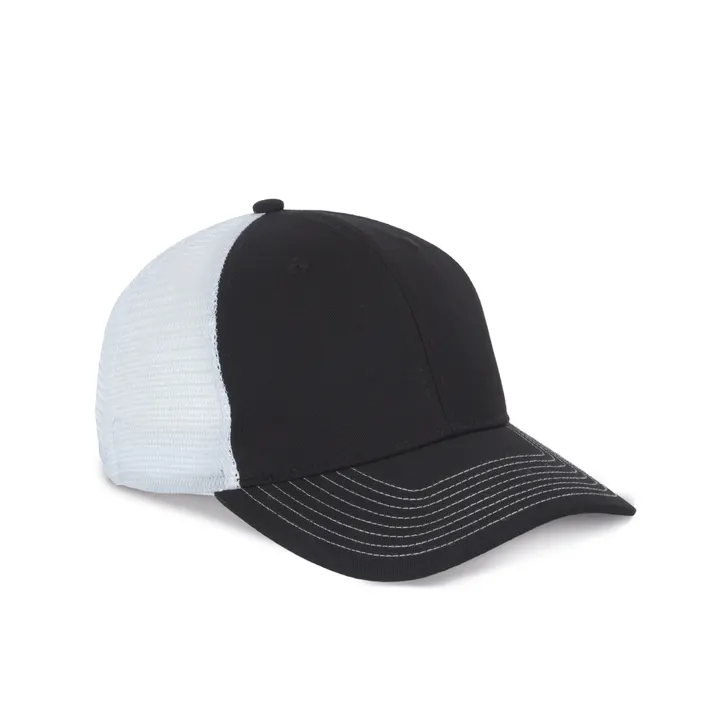 6 Panel Trucker mit kontrastfarbenen Nähten 5