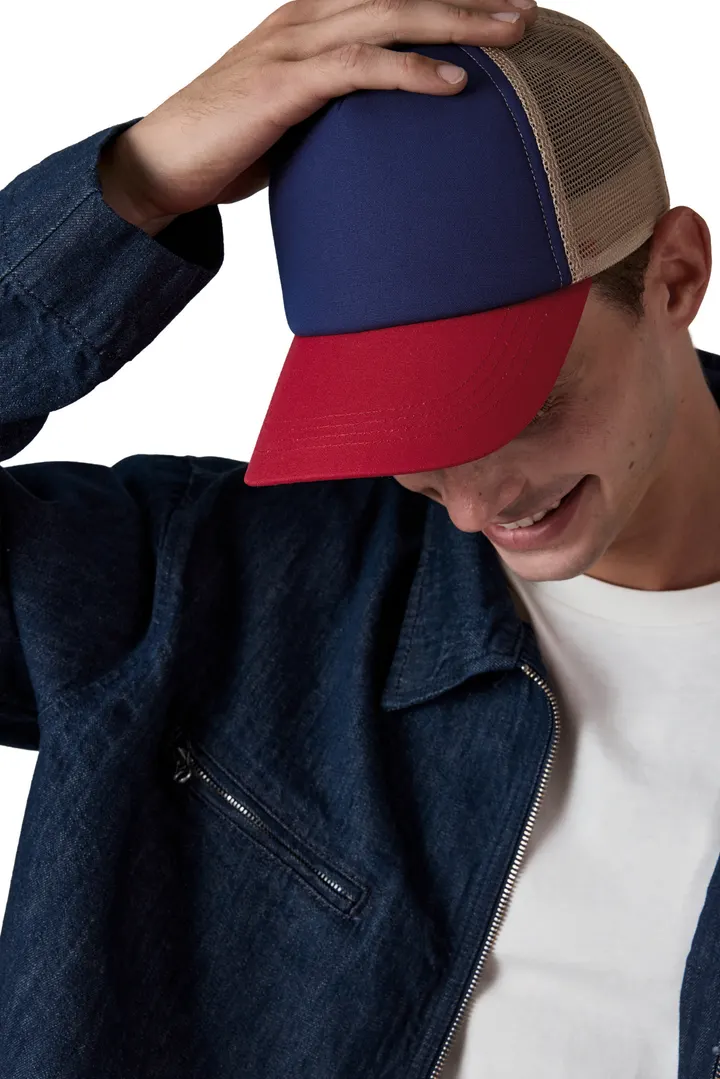 5 Panel-Trucker-Kappe aus Canvas-Baumwolle - K-up Gold Label 4
