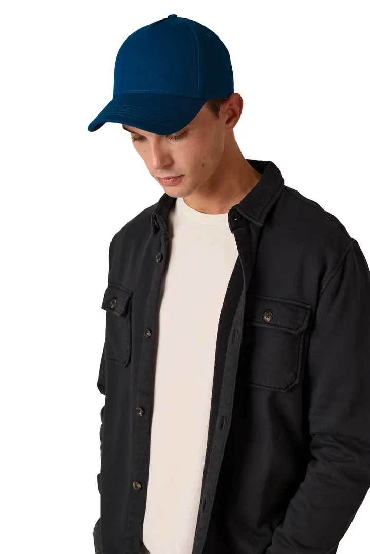 Casquette en coton bio 5 panneaux - K-up Gold Label 1