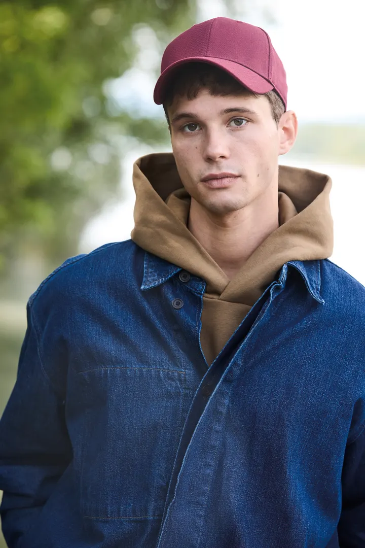Casquette en coton bio 6 panneaux - K-up Gold Label 11