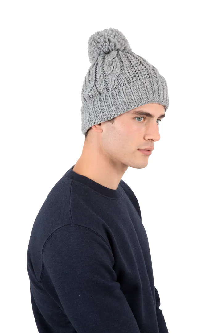 Bonnet en maille tricot 11