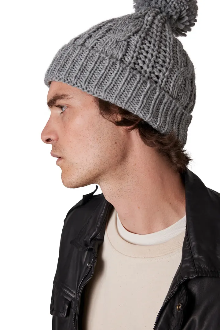 Bonnet en maille tricot 10