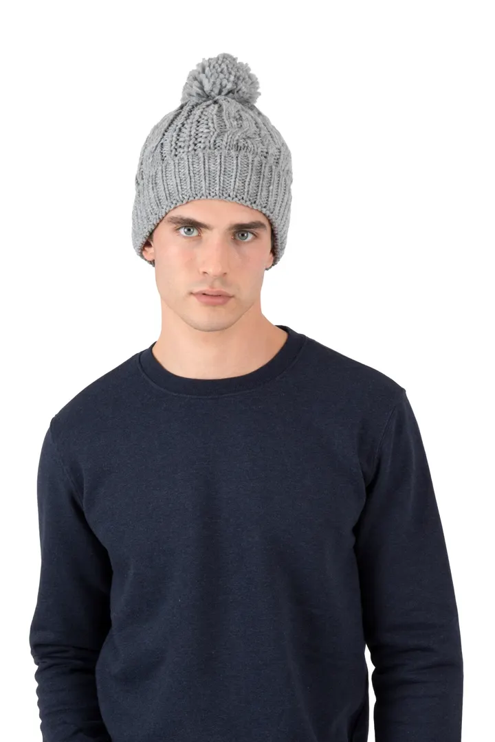 Bonnet en maille tricot 12