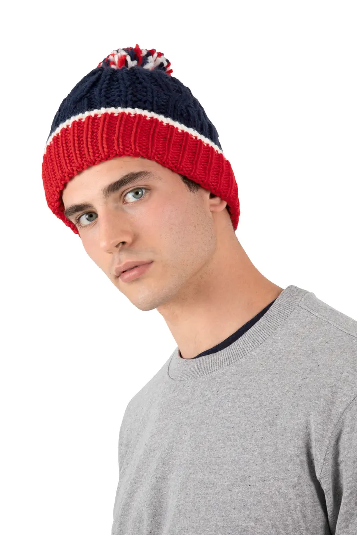 Bonnet en maille tricot 2