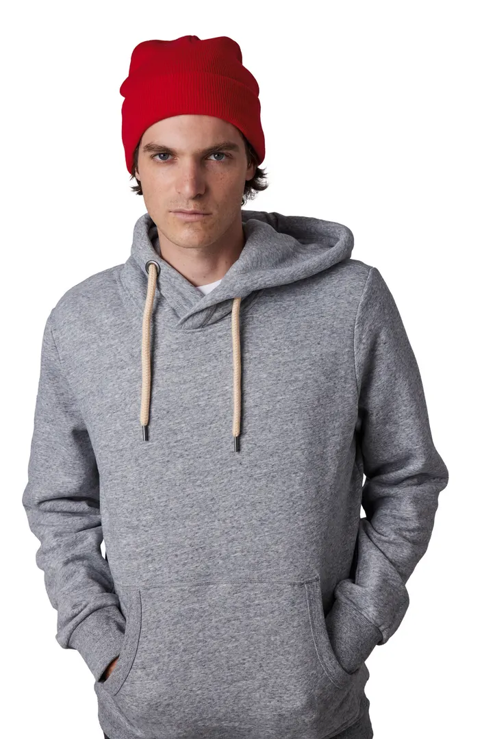 Bonnet recyclé avec revers tricoté 5