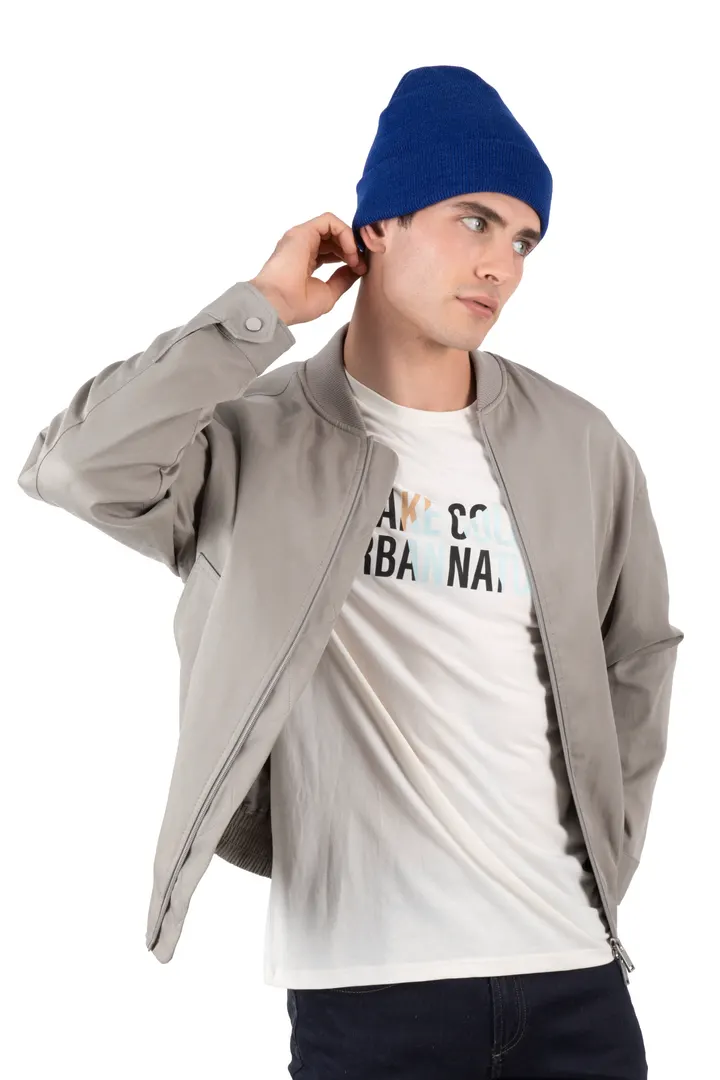 Bonnet recyclé avec revers tricoté 8