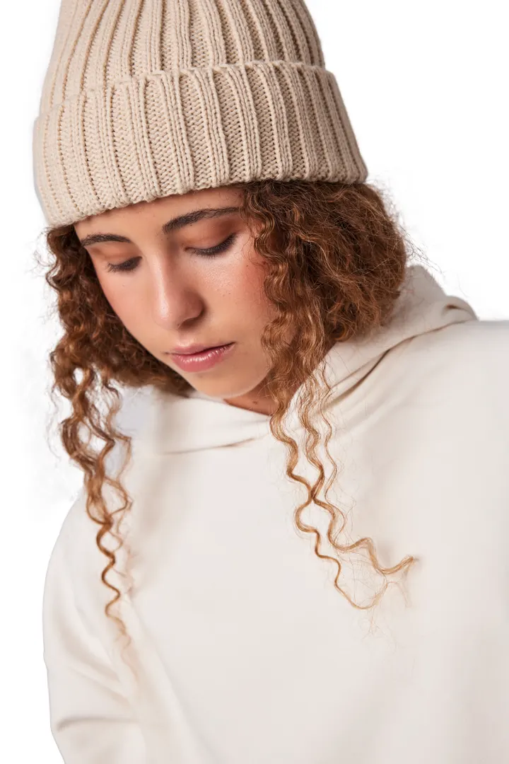 Bonnet à double côte et revers 14