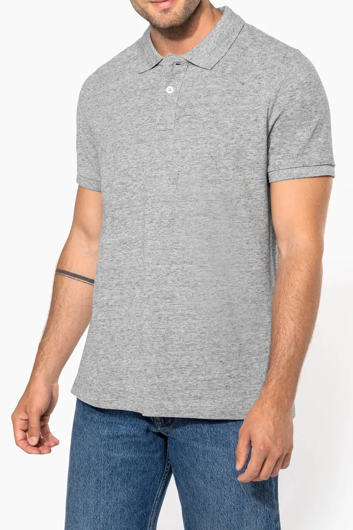 Kurzarm-Polohemd für Herren im Vintage-Stil