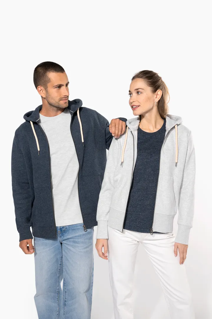 Damen Kapuzensweatshirt mit Reißverschluss 8